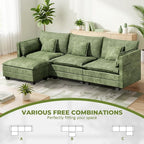LEVELEVE 112.5" L-Shape Modular Sofa - Image 3