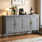 RoyalCraft Buffet Cabinet with Storage, Mid Century Modern Painted Credenza by Bringyoubetterlife