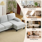 Karl home 110" U-Shape Sectional Couches - Image 4