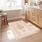 RELEANY Washable Area Rug, Small 2'6"x4', Water Repellent, Pet Friendly by RELEANY
