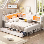 Hasuit Corner Full Bed Frame by Hasuit