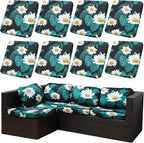 8PCS Patio Cushion Covers.Patio Furniture Couch SeatSlipcovers | Washable by SUKAIKEQA
