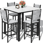 AWQM 5-Piece Dining Table Set, Dining Table Set by AWQM
