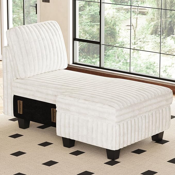 Belffin Modular Sectional Storage Chaise Module by Belffin