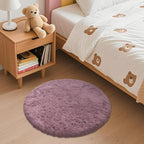OLANLY Blush Round Rugs for Bedroom - Image 3