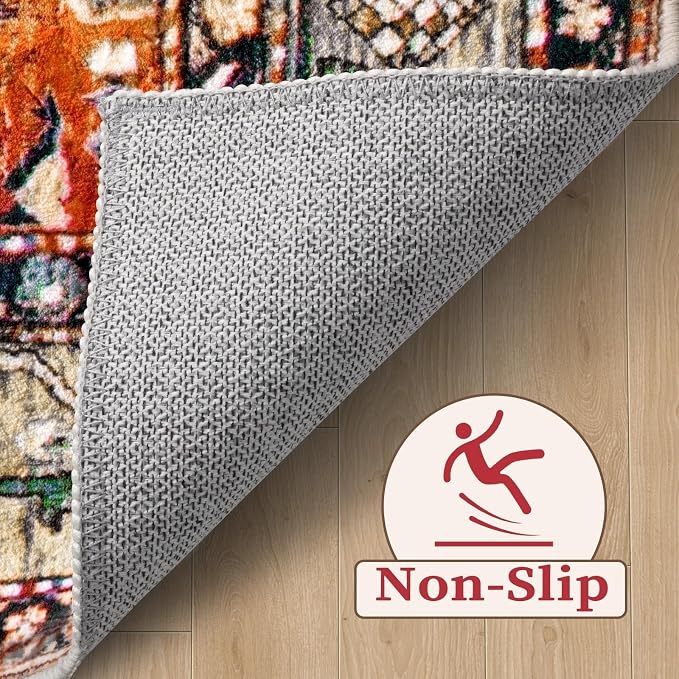 SERISSA 3x4 Washable Non Slip Boho Area Rug - Image 4