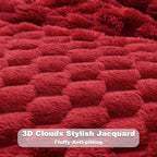 NEWCOSPLAY Fleece Clouds Cozy Throw Blanket - Image 5