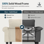 HERA'S HOUSE Mid-Century Modern Couch, Oversized Sectional Couch - Image 6