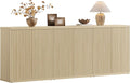 SICOTAS Buffet Cabinet with Storage Accent Sideboard Modern Credenza with Doors by SICOTAS