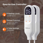 Bedsure Heated Blanket King Size, Dual Control Electric Blanket, 6 Heat/6 Timer - Image 5