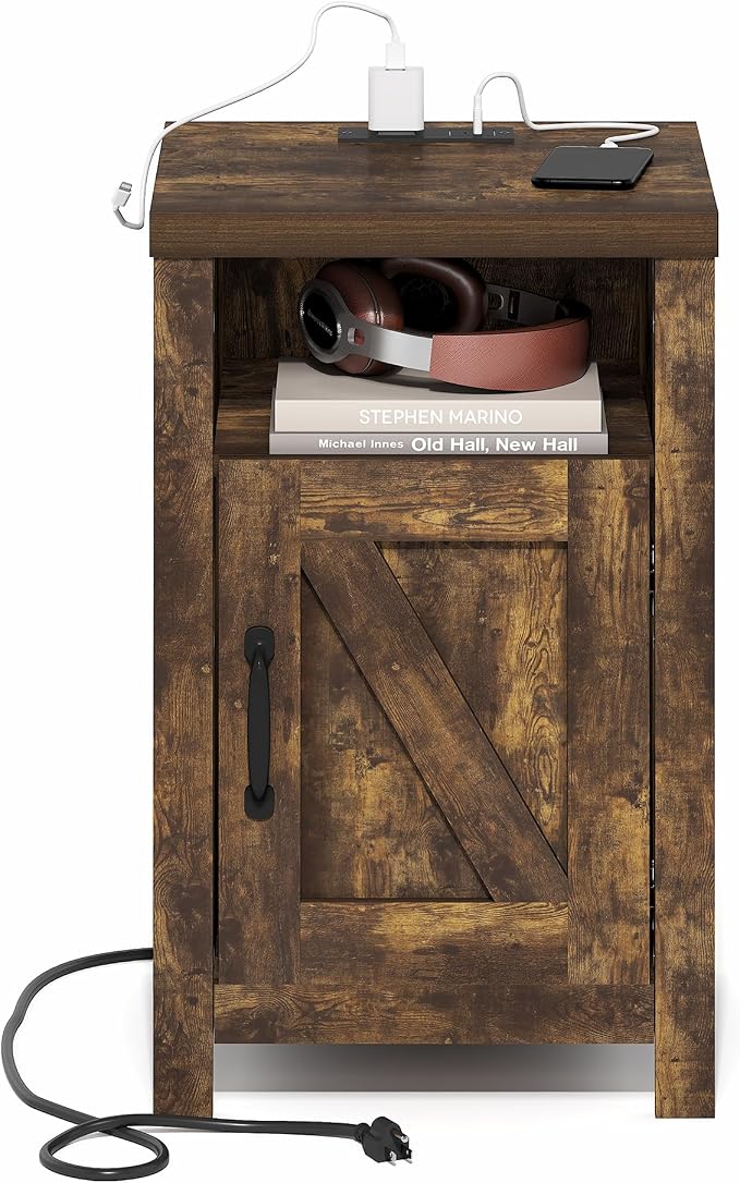 Furinno Farmhouse Night Stand - Image 4