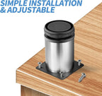 3 Inch Metal Furniture Legs Stainless Steel Adjustable Legs Silver Table Legs - Image 6