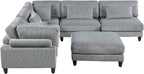 Lexicon 120 Inch Modular Sectional Sofa - Image 9