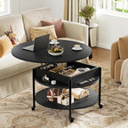 FABATO Round Lift Top Coffee Table - Image 2