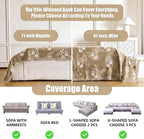 Couch Cover for Dogs Washable Sofa Cover, Sectional Couch Covers, Sofa Covers - Image 3