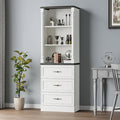Bookshelf with Drawers, Floor Standing Display Storage Cabinet by JMHDYG