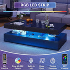 Modern Table Set Includes 70" Fireplace TV Stand & 47" Coffee Table - Image 8