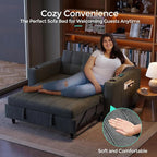 LINSY Sleeper Sofa Bed, Small 3 in 1 Convertible Loveseat Sleeper Couch - Image 7