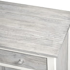 Sea Winds Trading Islamorada Nightstand 1 Drawer 2 Door Two-Tone Distressed - Image 5