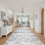 4x10 Runner Rug Non Slip, Washable Hallway Runner Rug, Nursery Room, Soft - Image 5
