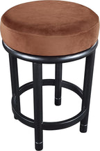 Meridian Furniture 977Cognac-C Monette Collection Art Deco Counter Stool - Image 6