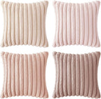 MIULEE Faux Fur Plush Decorative Throw Pillow Covers 16x16, Soft Cute Romantic - Image 7