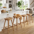 LukeAlon 24.25 Inch Bar Stools Set of 4 by LukeAlon