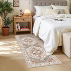 Yamaziot Washable Runner Rug, 2x6 Non-Slip Boho Vintage Hallway Kitchen Rug | - Image 5