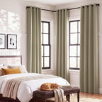 NICETOWN 100% Blackout Curtain Panels 84 inch Long - Image 2