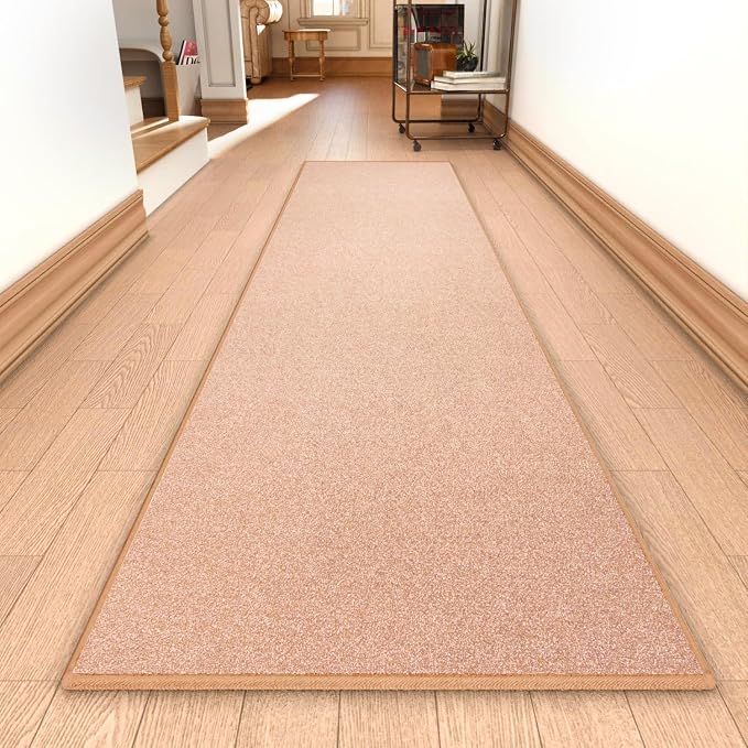 Runner Rug with Non Slip Rubber Backing, Washable Soft Floor Carpet by AREDO