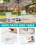 SERWALL Outdoor Rocking Chairs Set of 2 - Image 9