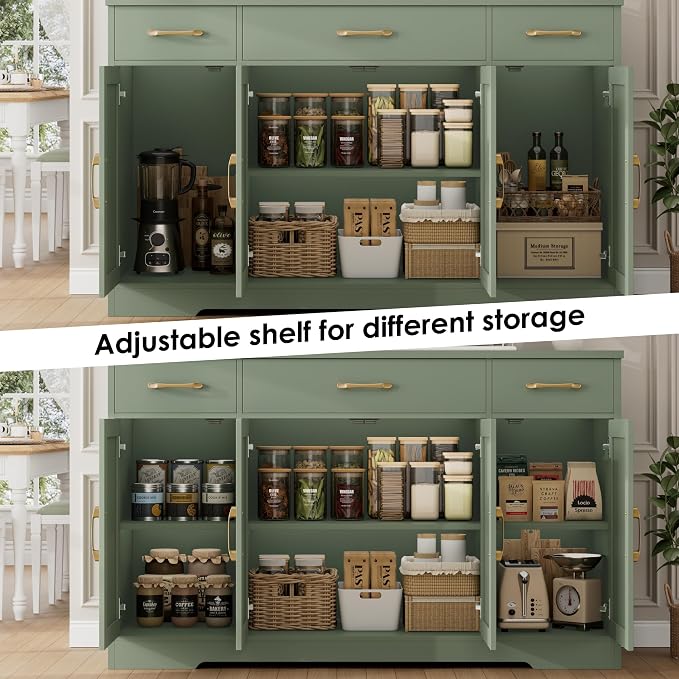 HOSTACK Buffet Sideboard Cabinet - Image 8