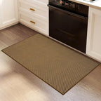 Indoor Door Mat Entryway Rug Non Slip Washable Dark Brown 2x3 ft | Front Entry - Image 2