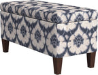 HomePop Large Decorative Storage Bench - Image 5