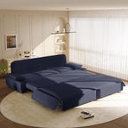 KEIKI 94.5'' King Size Pull Out Sleeper Sofa, 3-in-1 Convertible Futon Couch by KEIKI