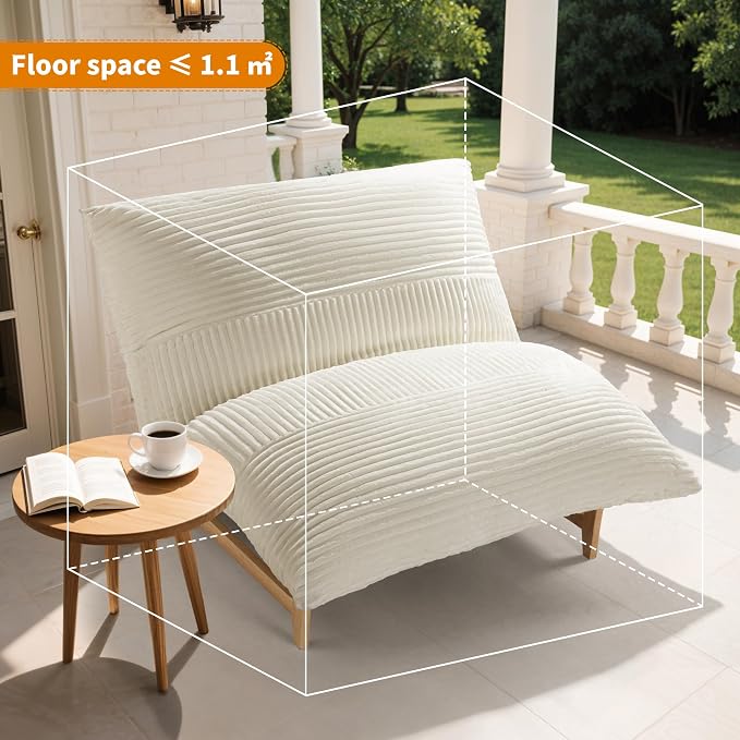 Oversized Cloud-Like Couch Single Seat, Extra-deep Seat Soft - Image 8