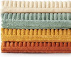 MIULEE Fall Teal-Orange Decorative Throw Pillow Covers 16x16 Inch Set of 4 Boho - Image 8