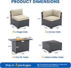 8 Piece Patio Furniture Set - Image 8
