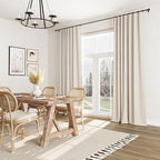 Extra Long 100% Blackout Linen Curtains - Image 8