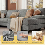 JUMMICO Sectional Couches for Living Room, U Shaped Couch - Image 5