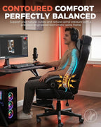 GTPLAYER Gaming Chair for Adults, Big and Tall 350LBS Heavy Duty Office Chair - Image 6