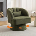 Garvee Ultra-Plush Swivel Accent Chair, 360° Barrel Lounge Chair by Garvee