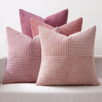 MIULEE Aesthetic Pink Throw Pillow Covers 18x18 Inch Set of 4 Spring Decorative by MIULEE