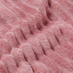 BEDELITE 3D Ribbed Jacquard Pink King Size Blankets - Image 4