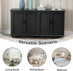 Scurrty 62'' Coffee Bar Cabinet Kitchen - Image 6
