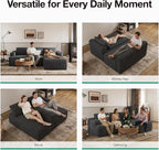 Novilla L-Shape Sectional Couches - Image 19