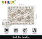 HEBE Indoor Door Mat 2'x3', Washable Welcome Mat - Image 2