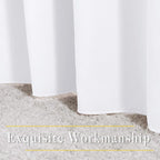 NICETOWN White Curtains 84 inch Length 2 Panels Set - Image 7