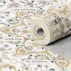 6x9 Area Rugs Living Room: Washable Vintage Rug - Image 7