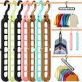 Magic Space Saving Hangers, 7 Pack Multi-Functional Closet Organizers and by HEYHOUSE